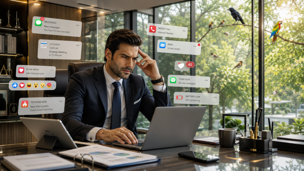 Distracted Mind, Interrupted Life: Why Adults Are Losing Focus in the Digital Age